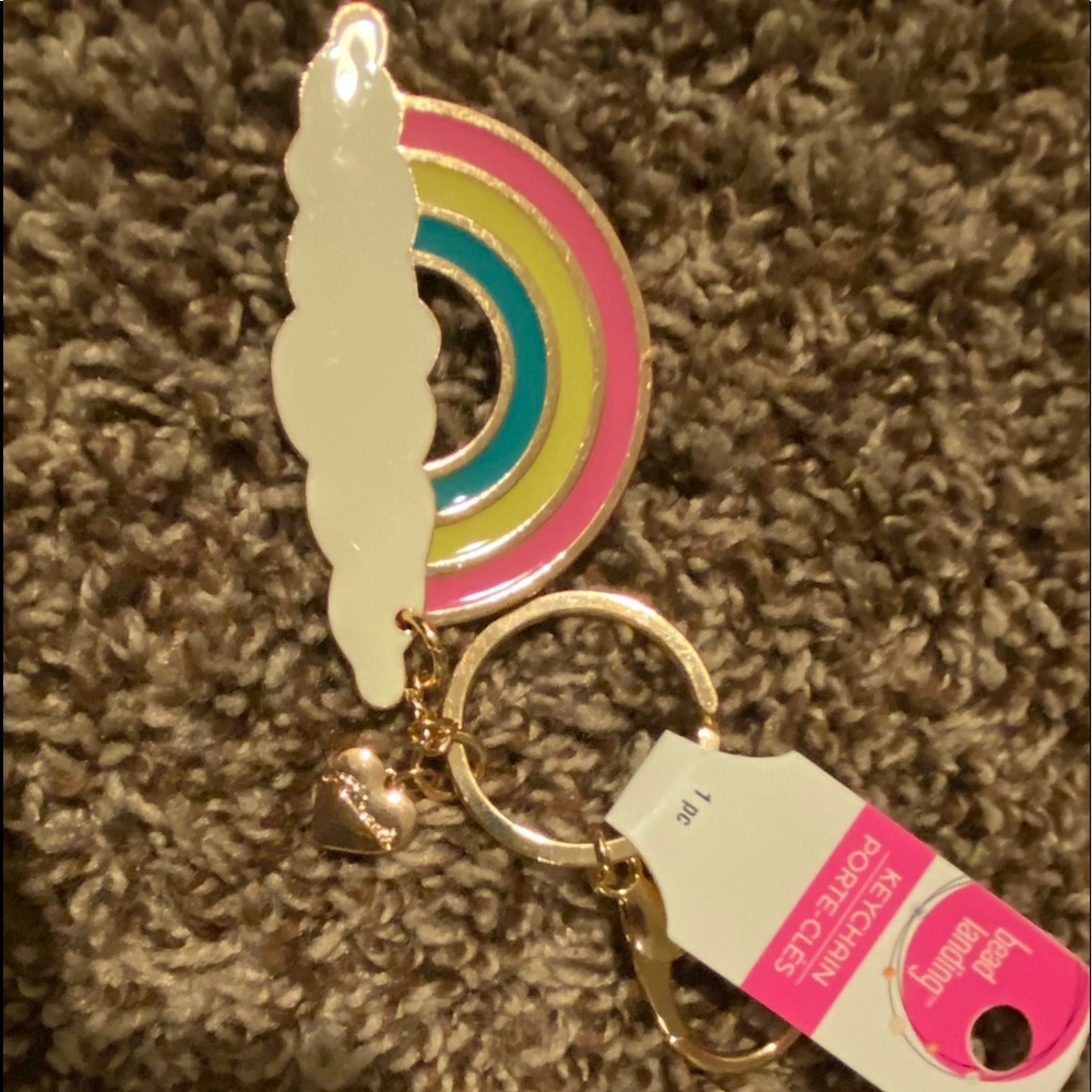 Cute rainbow keychain